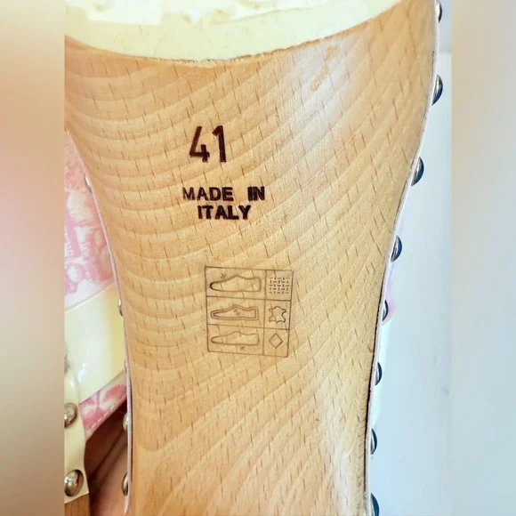 Dior Pink and White Mules - Picture 9 of 9